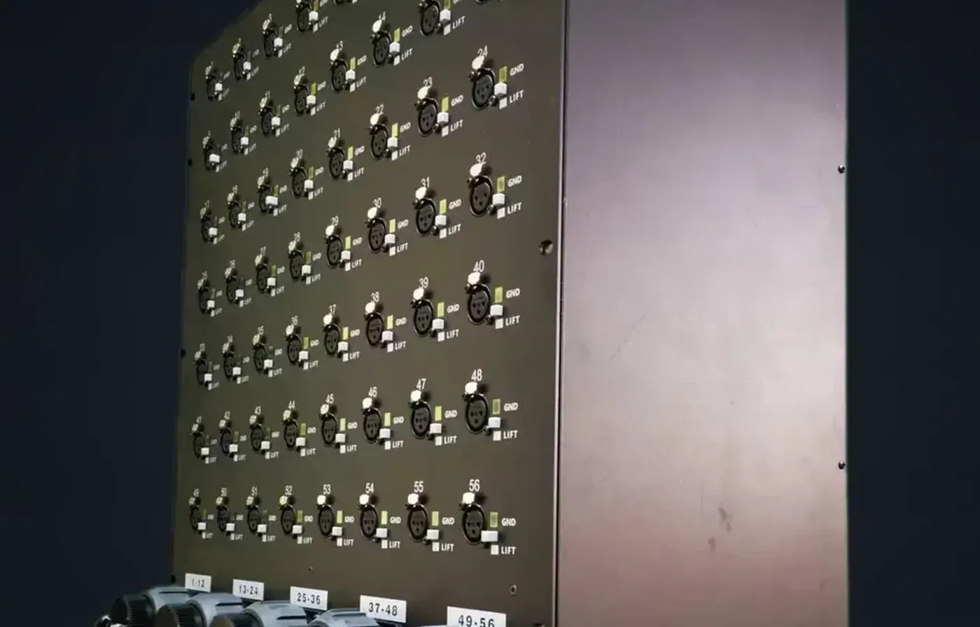 Touring audio signal distribution equipment